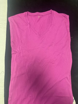Vestido Largo Magenta con Abertura