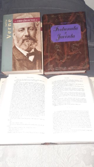 Lote 3 Libros: Julio Verne, Fallaci, y Pérez Galdó