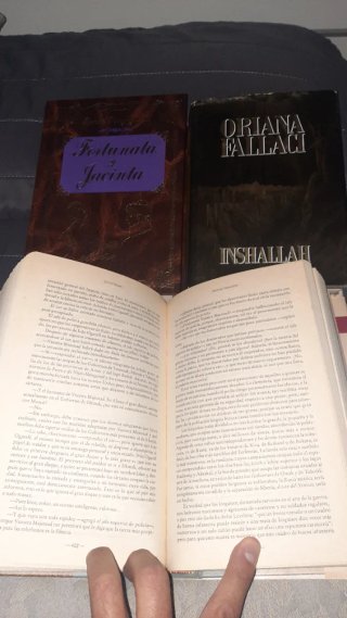 Lote 3 Libros: Julio Verne, Fallaci, y Pérez Galdó