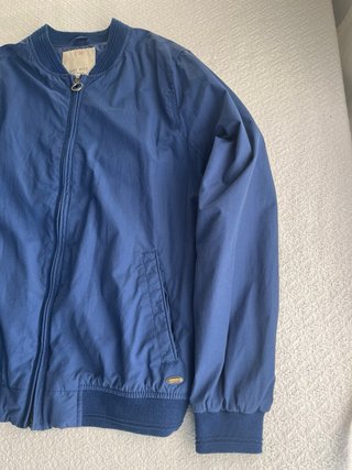 Chaqueta Bomber Zara Azul Talla 164cm