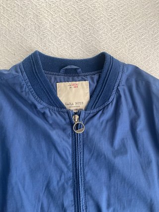 Chaqueta Bomber Zara Azul Talla 164cm
