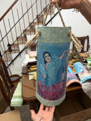 2 Tejas Decorativas Vintage Feria de Lebrija