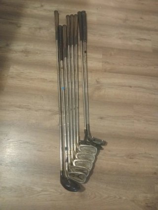 Bolsa de Golf con 8 Palos y Accesorios