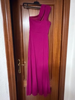 Vestido largo de fiesta morado