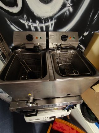 Freidora Doble Profesional Makro