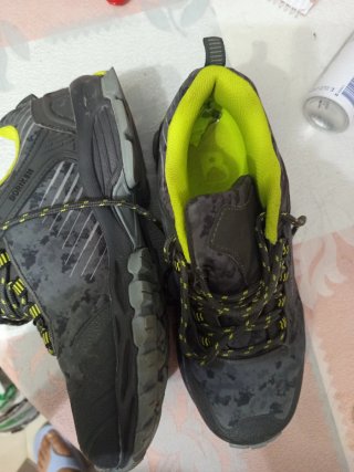 Zapatos de Seguridad Verde y Gris