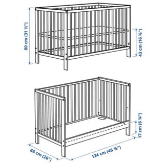 Cuna Ikea Gulliver con Colchón