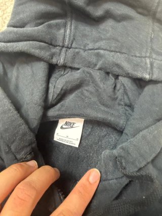 Talla M Chaqueta Nike Negra Con Capucha
