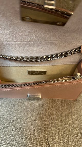 Bolso Purificación García rosa y plata