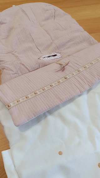 Saco para silla de paseo y bolso a juego