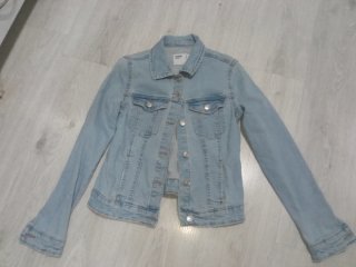 Chaqueta vaquera azul talla S