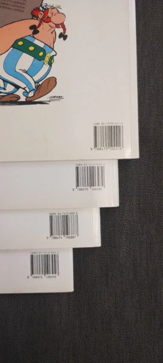 Lote 4 comics Asterix en euskera (tapa blanda)