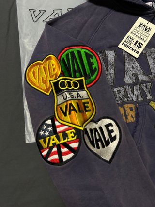 VALE Forever Sudadera con Cremallera Azul L