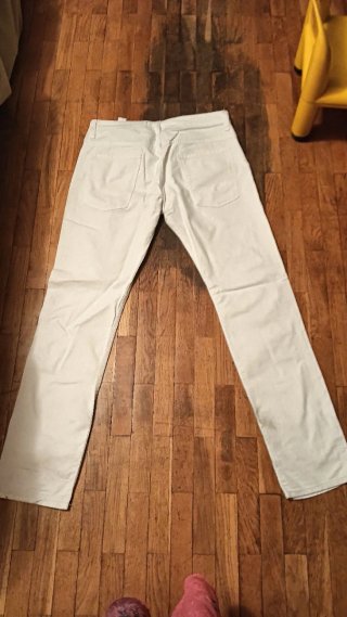 Pantalón Vaquero Blanco