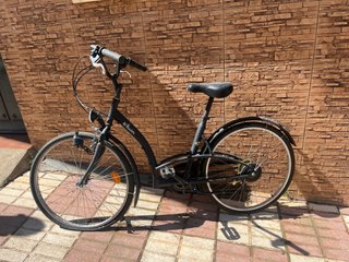 Bicicleta de paseo Btwin elop 3 negra