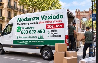 MUDANZAS, TRANSPORTE Y VACIADO EN BARCELONA