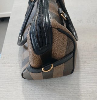 Borsa Allan Edward vintage a righe
