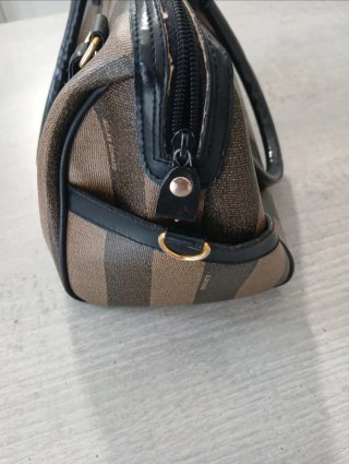 Borsa Allan Edward vintage a righe