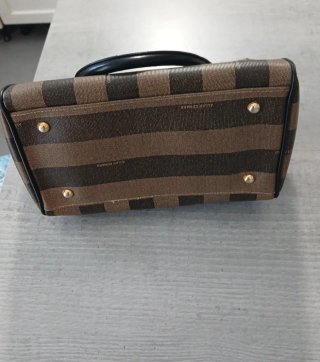 Borsa Allan Edward vintage a righe