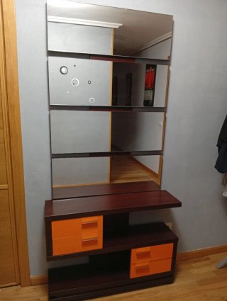 Mueble Recibidor con Espejo