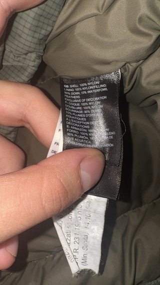 Piumino The North Face 700 Verde Militare