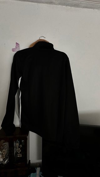 Sudadera Adidas Negra Media Cremallera