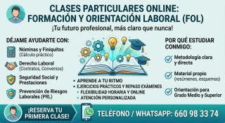 Clases de FOL. Formación y orientación laboral