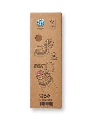 Botella Deportiva Aquarius Acero Inoxidable