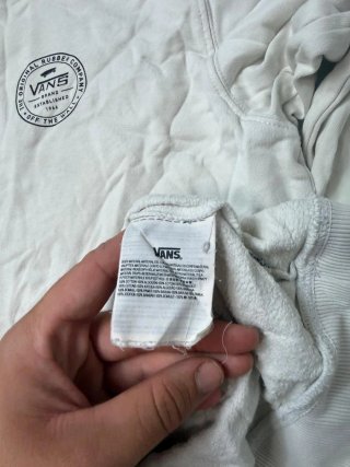 Talla L Sudadera Vans Blanca