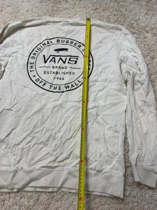 Talla L Sudadera Vans Blanca