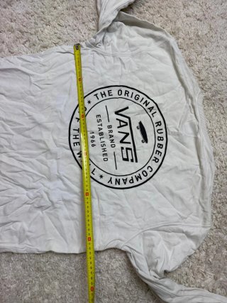 Talla L Sudadera Vans Blanca