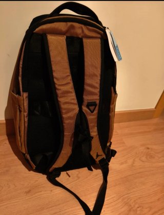 Mochila Jordan Negra y Marrón