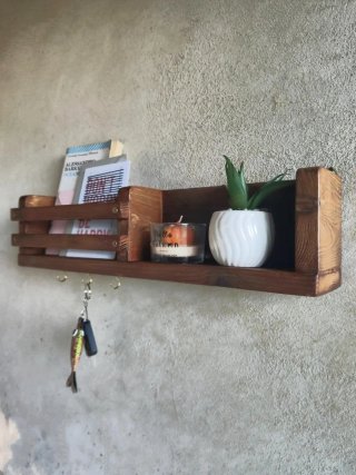Mensola multiuso in legno