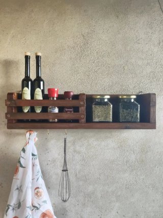 Mensola multiuso in legno