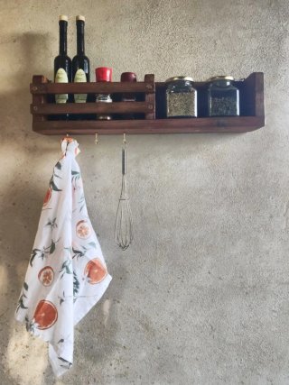 Mensola multiuso in legno