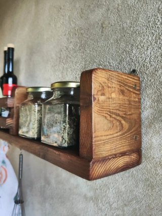 Mensola multiuso in legno