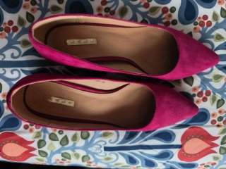 Zapatos de salón fucsia  Talla 39
