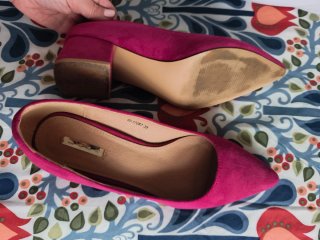 Zapatos de salón fucsia  Talla 39