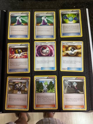 Cartas Pokémon Trainer y Supporter