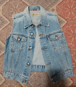 Chaleco vaquero Mango Talla M