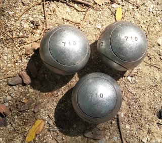 3 bolas de petanca *obut* match 115 74 710 inox