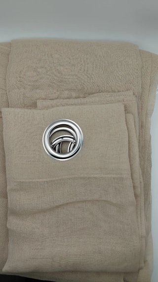 Cortinas Beige 140x145 cm