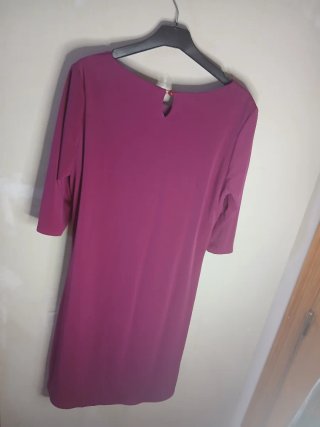 Vestido Morado de Manga