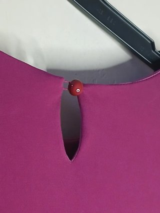 Vestido Morado de Manga