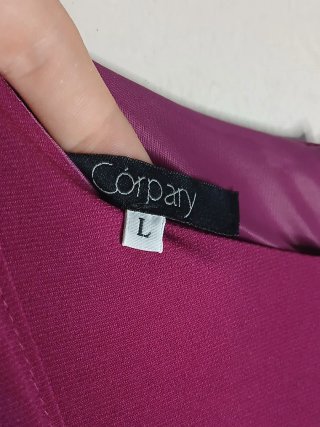 Vestido Morado de Manga