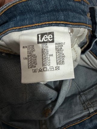 Pantalones vaqueros Lee azules tiro bajo