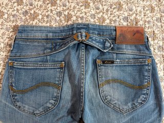 Pantalones vaqueros Lee azules tiro bajo