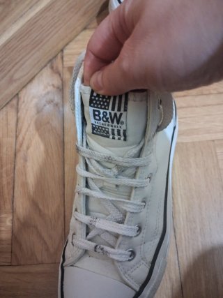 Botines polipiel blancos (tipo converse)