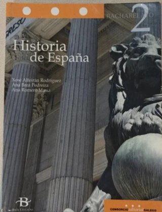 Historia de España: segundo curso de Bacharelato