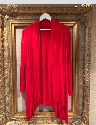 Chaqueta Roja Abierta